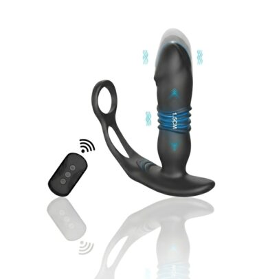 جهاز تدليك البروستاتا هزاز شرجي آمن بحلقة مزدوجة للرجال