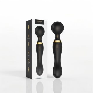 جهاز تدليك ومساج متطور بتقنية الاهتزاز المزدوج من الرأس العلوي والقاعدة السفلية مع تغليف سري وتوصيل داخل السعودية