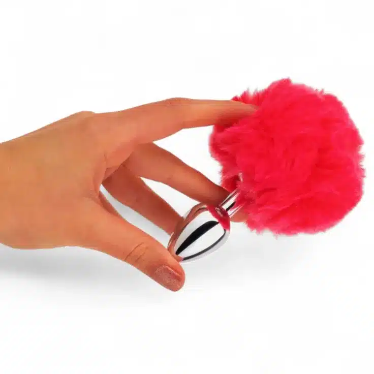 سدادة شرجية معدنية بذيل أرنب أحمر – فرو ناعم وإكسسوارات ألعاب زوجية 4 سدادة شرجية معدنية بذيل أرنب أحمر – فرو ناعم وإكسسوارات ألعاب زوجية - الصورة 4