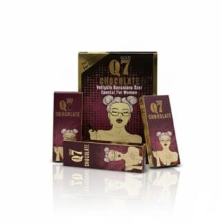 شوكولاتة Q7 جولد النسائية مقوي طبيعي ومنشط للنساء مع توصيل سري داخل السعودية
