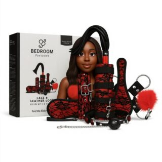 طقم ألعاب زوجية لايس آند ليذر فاخر – مجموعة رومانسية مكوّنة من 10 قطع مع تغليف سري وتوصيل داخل السعودية