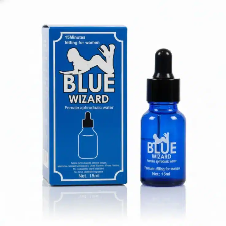قطرة بلو ويزارد الحل المثالي لتعزيز الرغبة وزيادة المتعة في العلاقة الزوجية 1 قطرة بلو ويزارد Blue Wizard الأصلية للنساء 15 مل لتعزيز الرغبة والمتعة الزوجية مع توصيل سريع وسري داخل السعودية