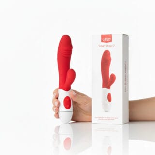 جهاز تحفيز نقطة الجي والبظر باللون الأحمر لتعزيز المتعة الزوجية مع توصيل سريع وسري داخل السعودية