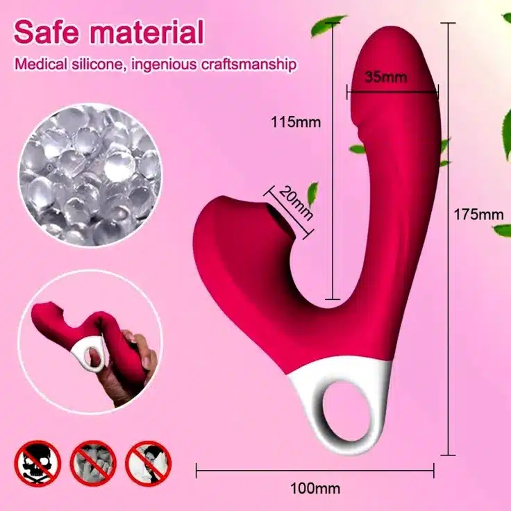 جهاز تحفيز البظر ونقطة جي – تصميم الأرنب – سيليكون طبي – تحفيز مزدوج – تغليف سري 6 هزاز سيليكون طبي آمن بأبعاد مناسبة لتجربة زوجية ممتعة وآمنة
