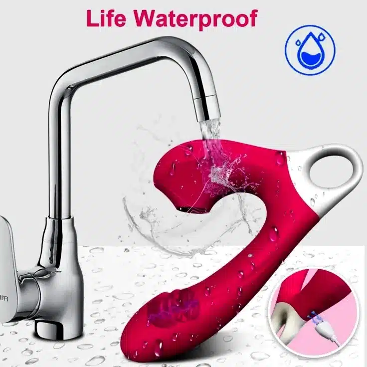 جهاز تحفيز البظر ونقطة جي – تصميم الأرنب – سيليكون طبي – تحفيز مزدوج – تغليف سري 5 هزاز مقاوم للماء بشحن مغناطيسي متطور لتجربة ألعاب زوجية ممتعة وآمنة